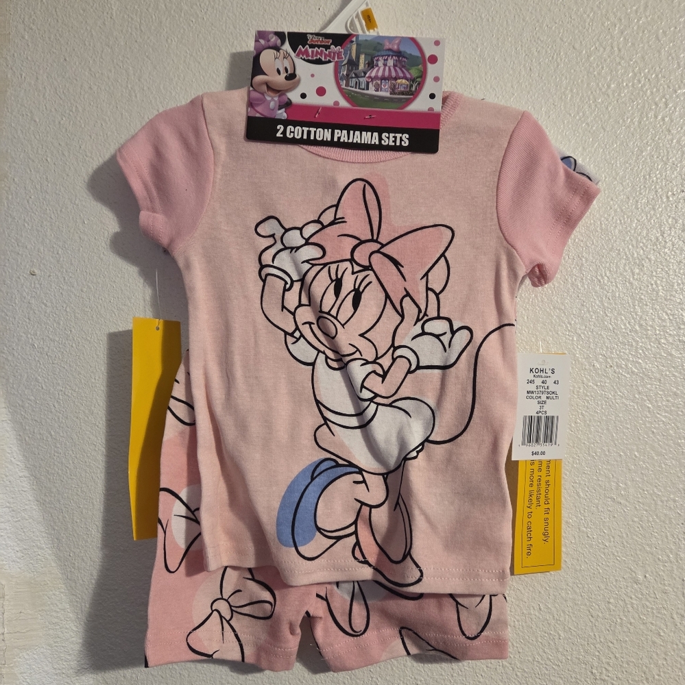 Disney Minnie Mouse Pj Set